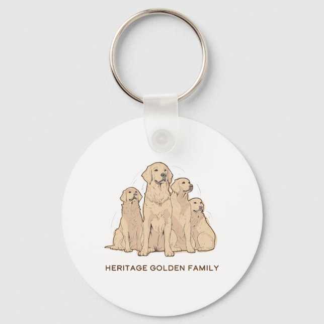 Heritage Golden Key Chain (Front)