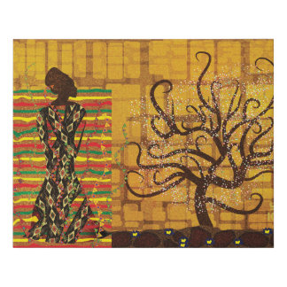 Heritage in Gold – Klimt Inspired Art Faux Canvas Print