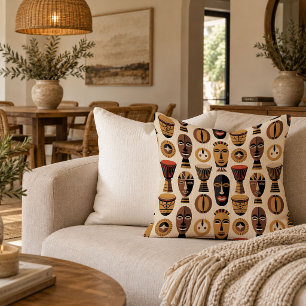 Heritage Inspired African Decorative Throw Pillow
