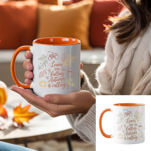 Heritage Leaves Are Falling Autumn Is Calling Mug