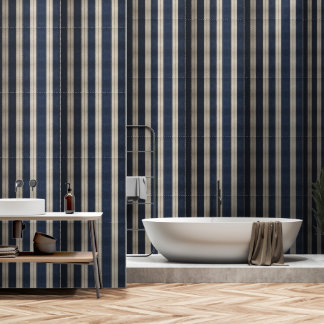 Heritage Luxe No. 3 (Indigo + Earth) Luxury Wallpaper