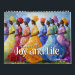 Heritage of Joy and Life Calendar<br><div class="desc">Our "Heritage of Joy and Life" calendar celebrates the rich cultural tapestry of Africa through stunning vibrant artwork. Each month, immerse yourself in a kaleidoscope of colors and traditions, from vibrant dance costumes to intimate portraits of everyday life. This calendar is not just a visual treat but also a journey...</div>