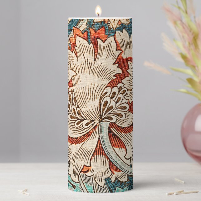 Heritage Petals Pillar Candle (In Situ)
