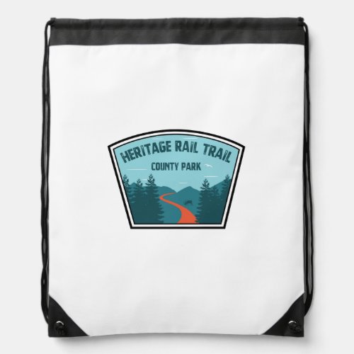 Heritage Rail Trail County Park Drawstring Bag