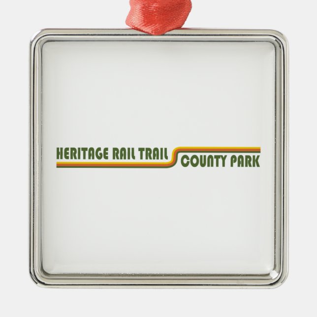 Heritage Rail Trail County Park Metal Ornament (Front)