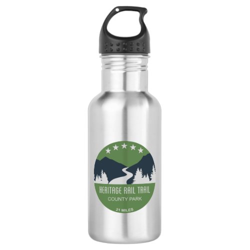 Heritage Rail Trail County Park Stainless Steel Water Bottle