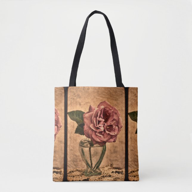 Heritage rose tote bag (Front)