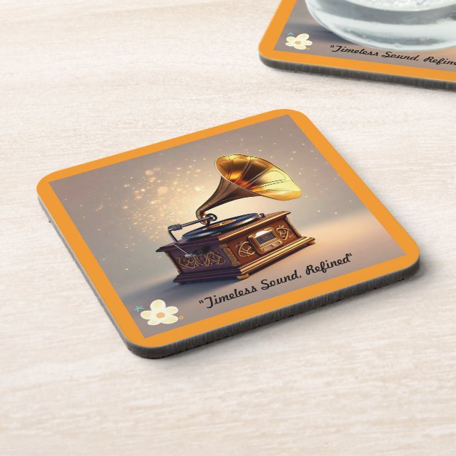 "Heritage Sound Quality" Beverage Coaster (Left Side)