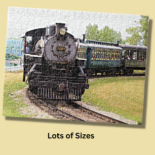 Heritage Steam Train with Carriages Jigsaw Puzzle