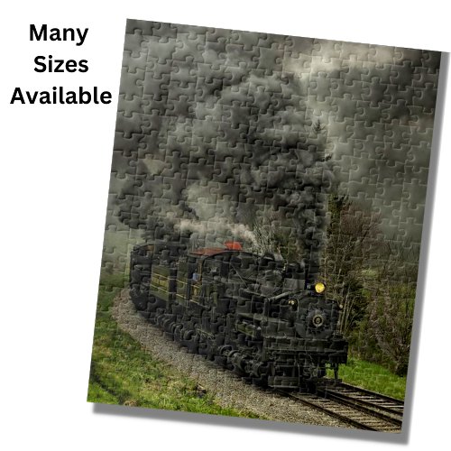 Heritage Steam Train with Smoke Jigsaw Puzzle