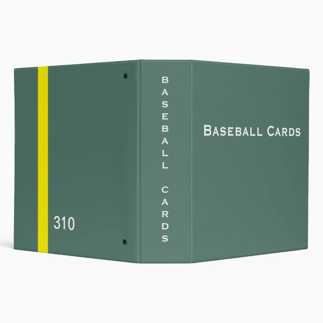 Heritage Style Baseball Card Binder (Background)
