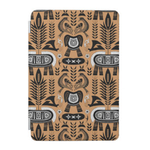 Heritage Totem – African Tribal Animal Pattern iPad Mini Cover