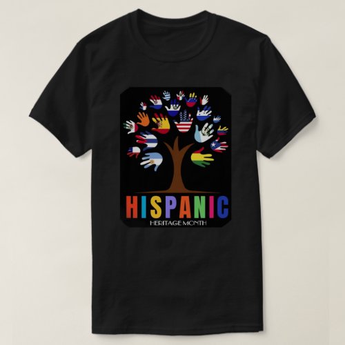 Heritage Tree Hispanic Heritage Month T_Shirt