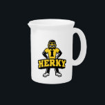 Herky Mascot Beverage Pitcher<br><div class="desc">Check out these official UI products. All of these products are customizable so you can add your class year,  name,  or sport. Personalize your Iowa University merchandise on Zazzle.com!  You can find something here to show off your Hawkeye pride every day!</div>