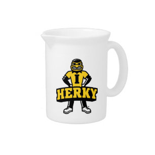 Herky Mascot Beverage Pitcher