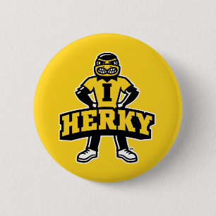 Herky Mascot Button