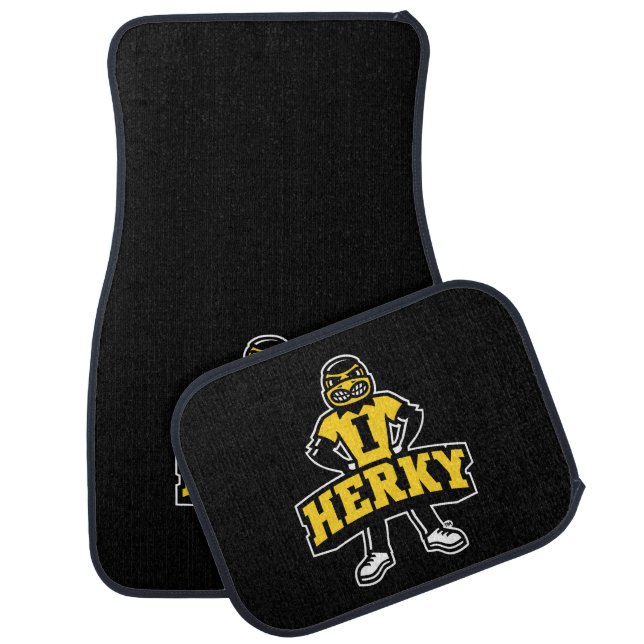 Herky Mascot Car Floor Mat (Set)