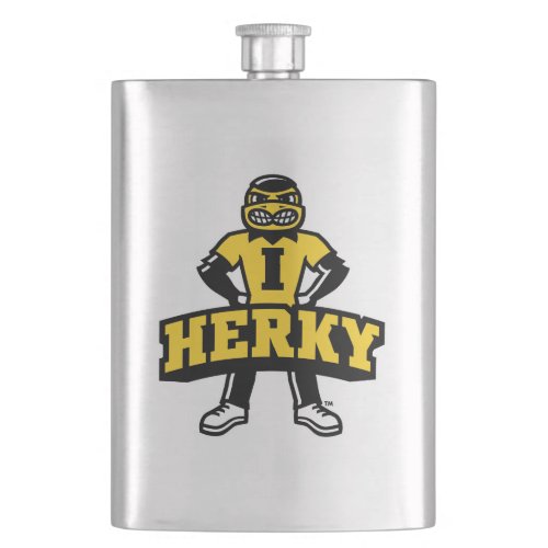 Herky Mascot Flask