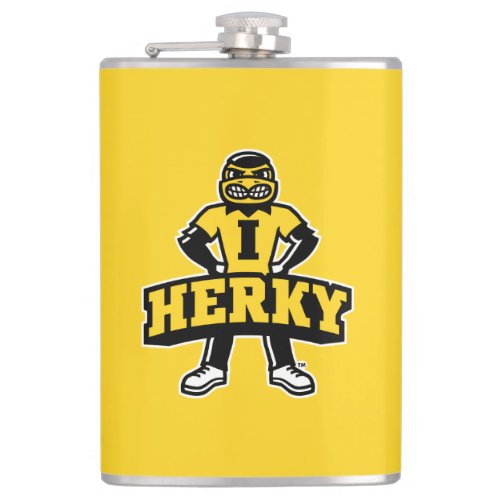 Herky Mascot Flask