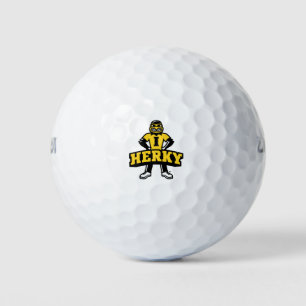 Herky Mascot Golf Balls