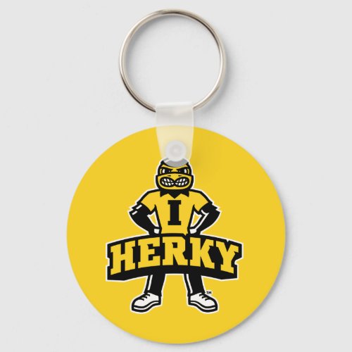 Herky Mascot Keychain