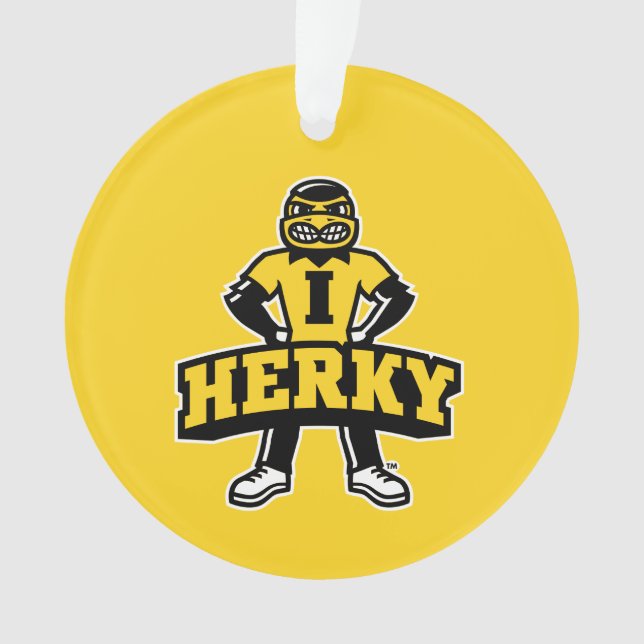 Herky Mascot Ornament (Front)