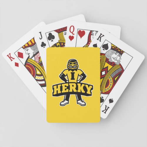 Herky Mascot Playing Cards
