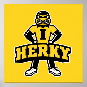 Herky Mascot Poster