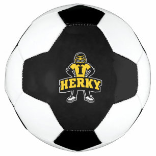 Herky Mascot Soccer Ball