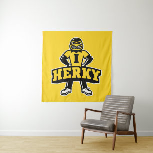 Herky Mascot Tapestry