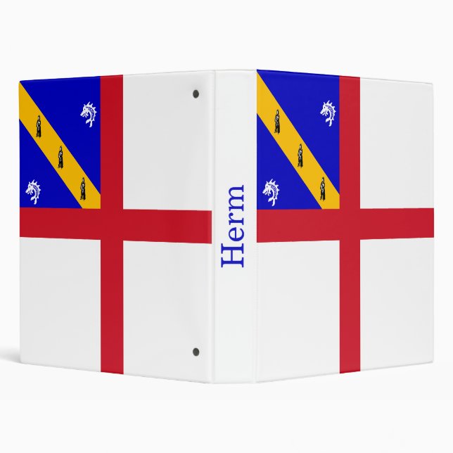 Herm Flag 3 Ring Binder (Background)