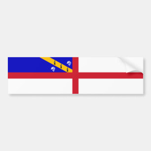 Herm Flag Bumper Sticker