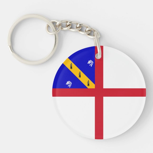 Herm Flag Keychain (Front)