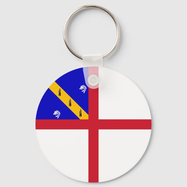 Herm Flag Keychain (Front)