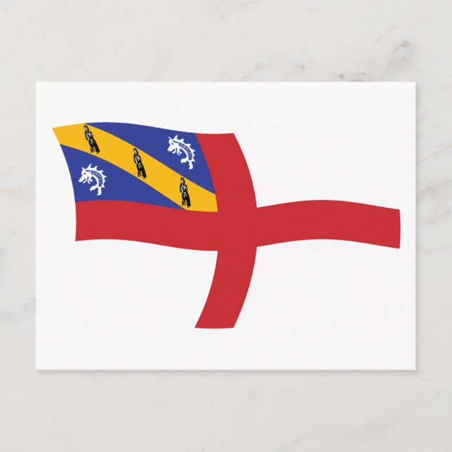 Herm Flag Postcard (Front)