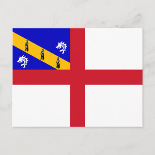 Herm Flag Postcard
