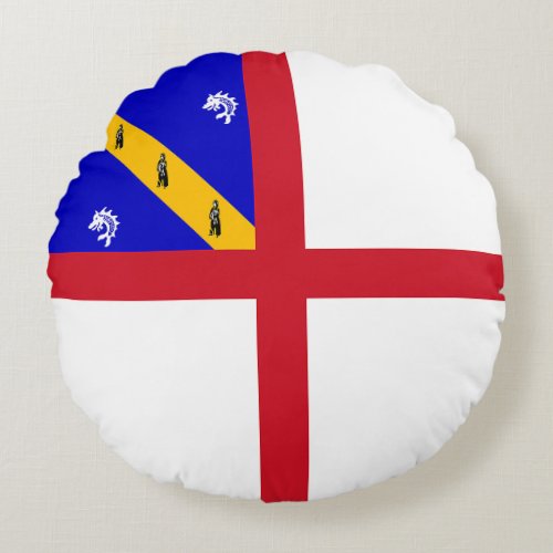 Herm Flag Round Pillow
