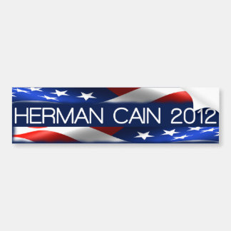 Herman Cain 2012 Bumper Sticker