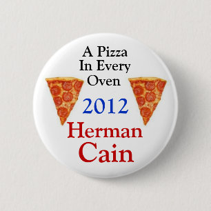 Herman Cain 2012 Button