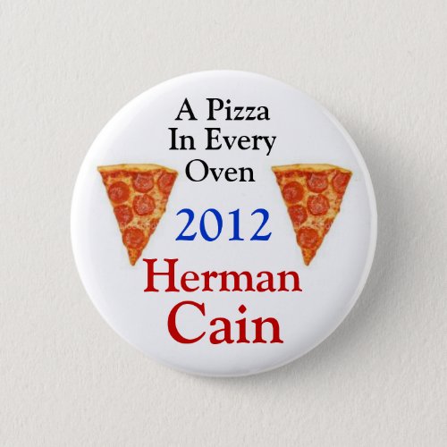 Herman Cain 2012 Button