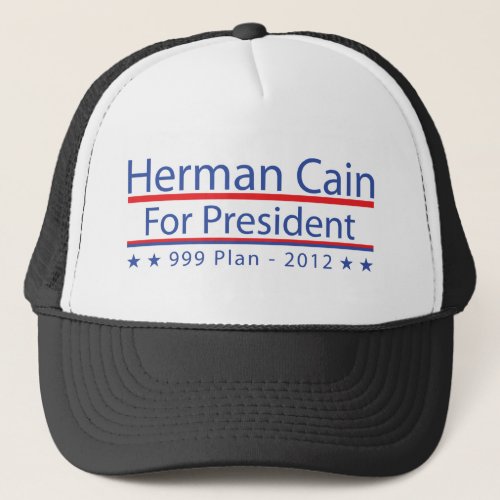 Herman Cain 999 Plan Trucker Hat
