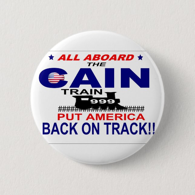 Herman Cain Button (Front)