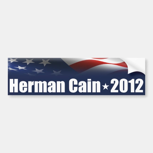 Herman Cain for President Bumper Sticker (Front)