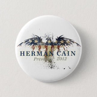 Herman Cain for President Pinback Button