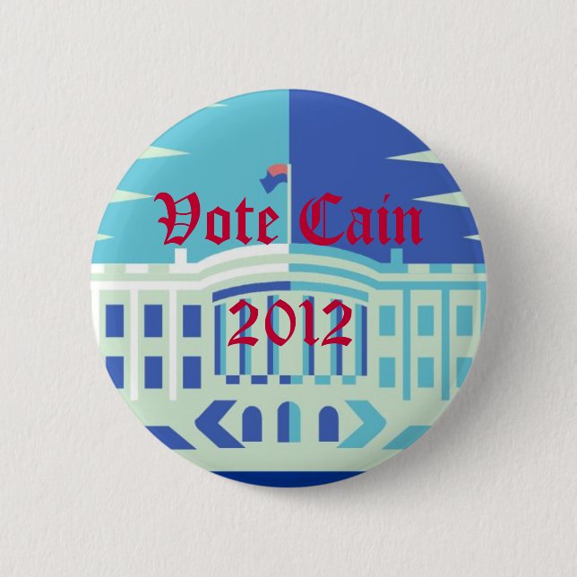 Herman Cain Pinback Button (Front)