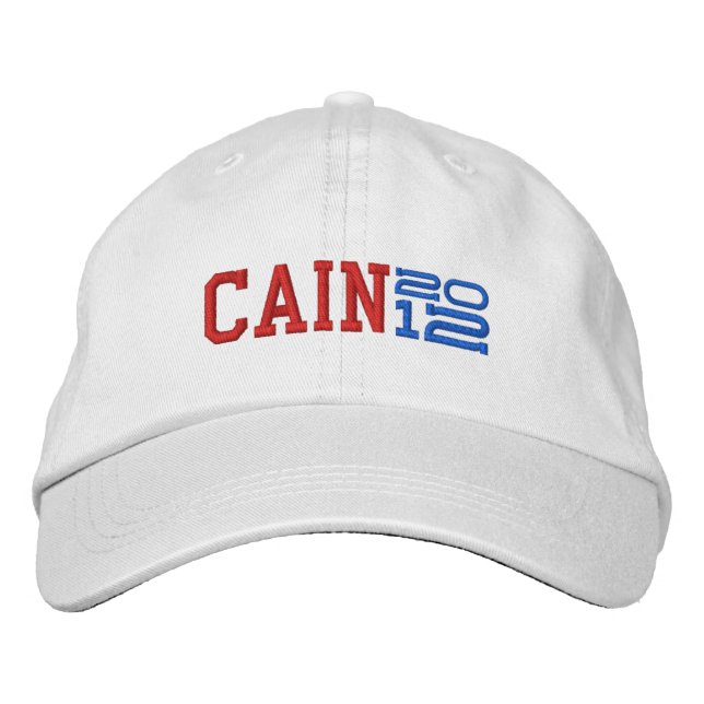 Herman Cain Twenty Twelve 2012 Embroidered Baseball Cap (Front)