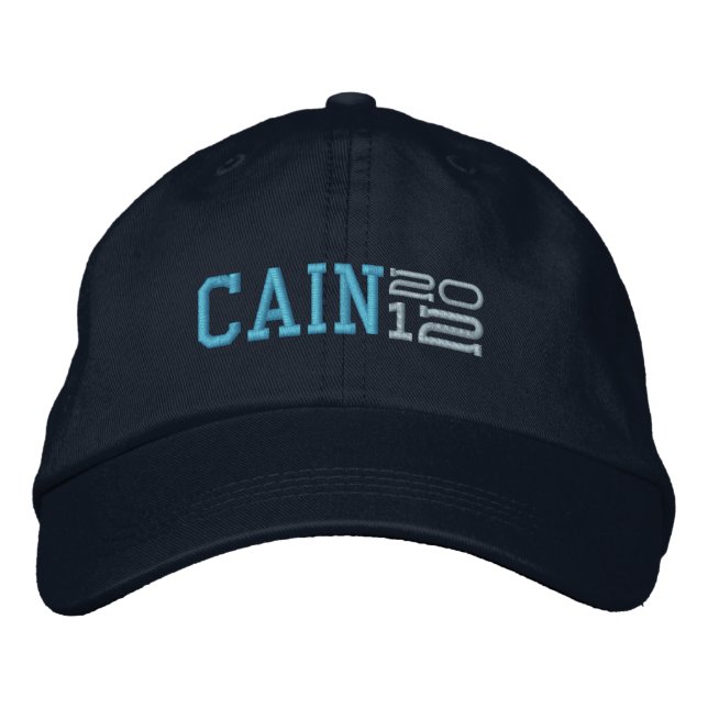 Herman Cain Twenty Twelve 2012 Embroidered Baseball Hat (Front)