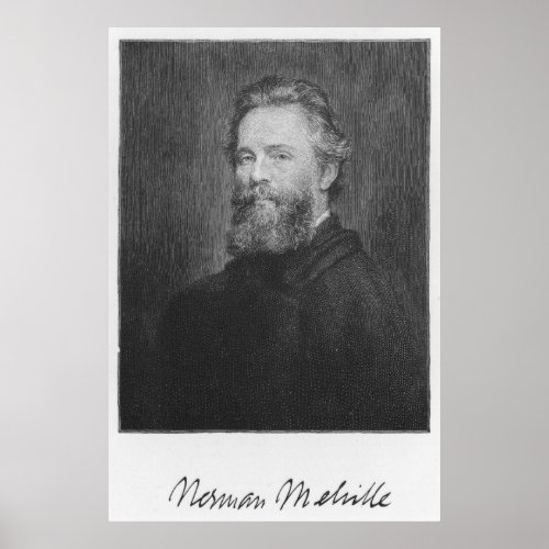 Herman Melville Large Art Print