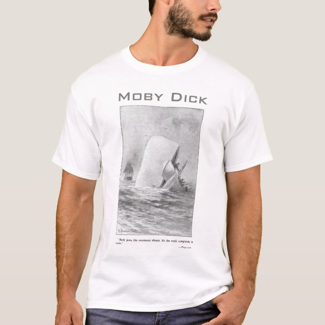 Herman Melville Moby Dick Quote T-Shirt (Front)