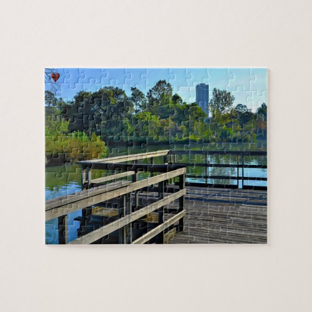 Herman Park Heuston Texas Jigsaw Puzzle (Horizontal)
